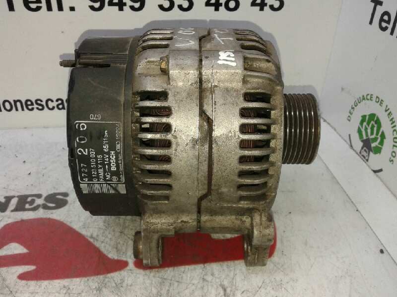 Recambio de alternador para chrysler voyager (gs) 2.5 td referencia OEM IAM 0123510037  