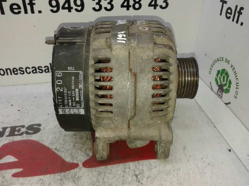 Recambio de alternador para chrysler voyager (gs) 2.5 turbodiesel referencia OEM IAM 0123510037  