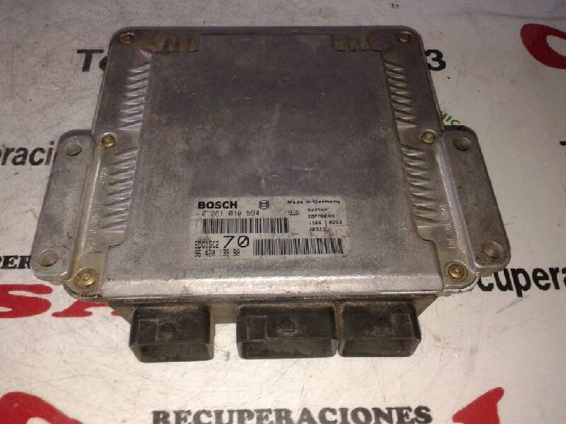 Recambio de centralita motor uce para peugeot 206 berlina play station 2 referencia OEM IAM 0281010594 9642013980 EDC15C2
