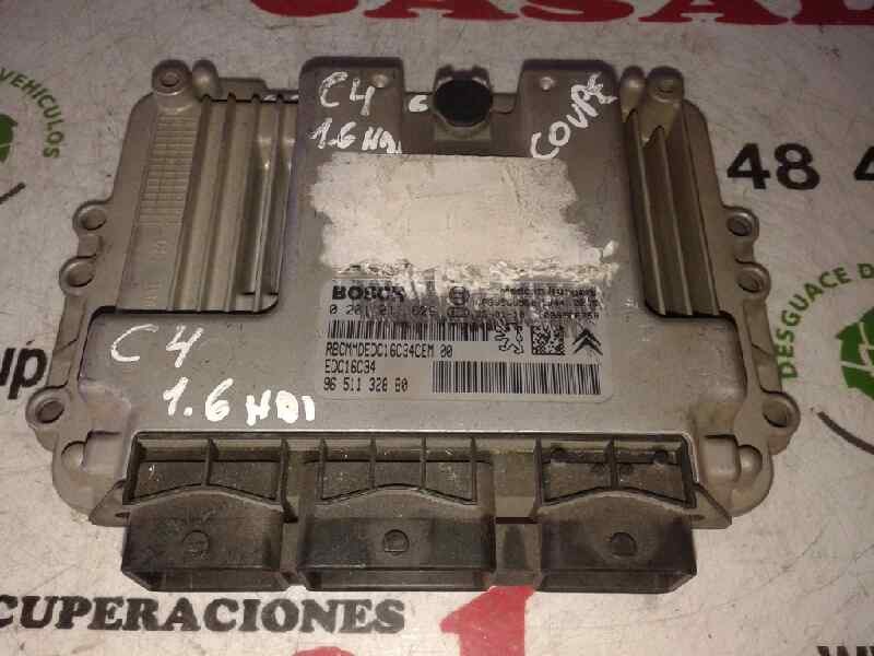 Recambio de centralita motor uce para citroën c4 coupe vtr plus referencia OEM IAM 0281011629 9651132880 EDC16C34