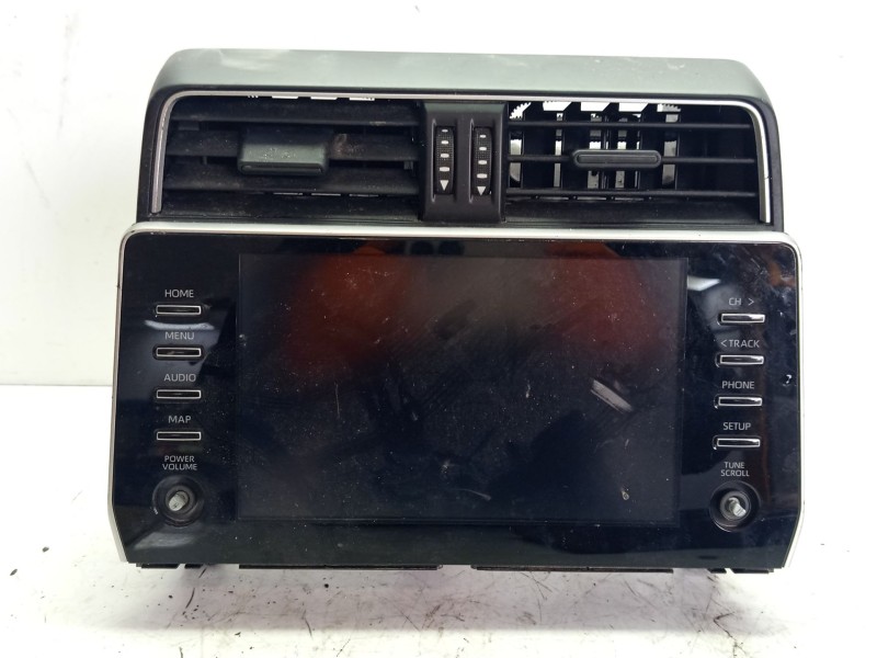 Recambio de pantalla multifuncion para toyota land cruiser (j15) referencia OEM IAM 8614060G52  