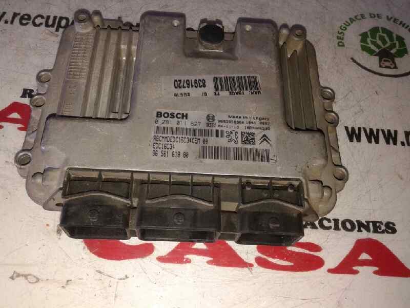 Recambio de centralita motor uce para peugeot 307 (s1) xs referencia OEM IAM 0281011627 EDC16C34 9656161880