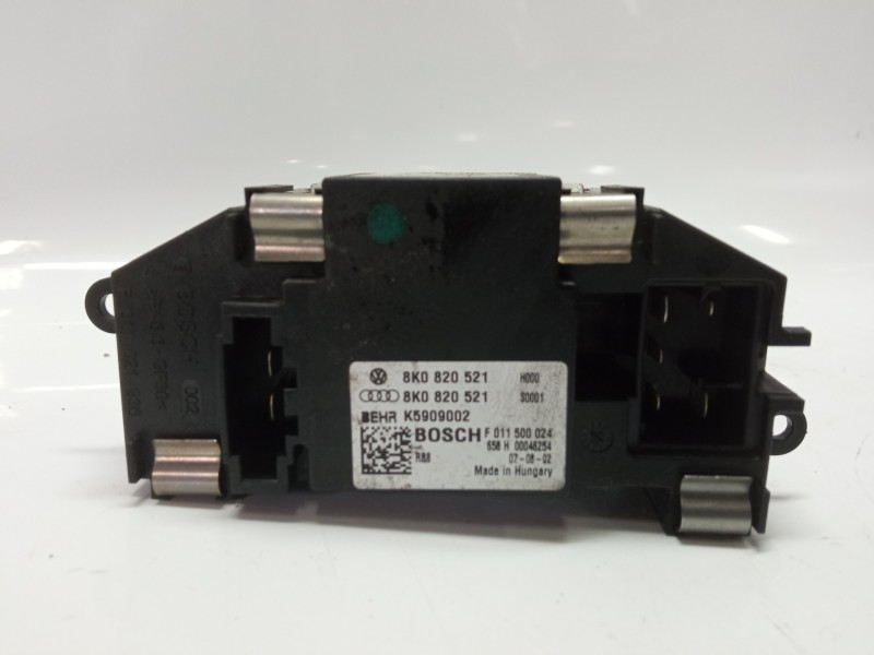Recambio de resistencia calefaccion para audi a4 ber. (b8) 2.0 16v tdi referencia OEM IAM 8K0820521  