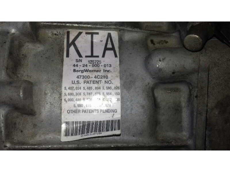 Recambio de caja cambios para kia sorento 2.5 crdi executive (a) referencia OEM IAM X4BA4  