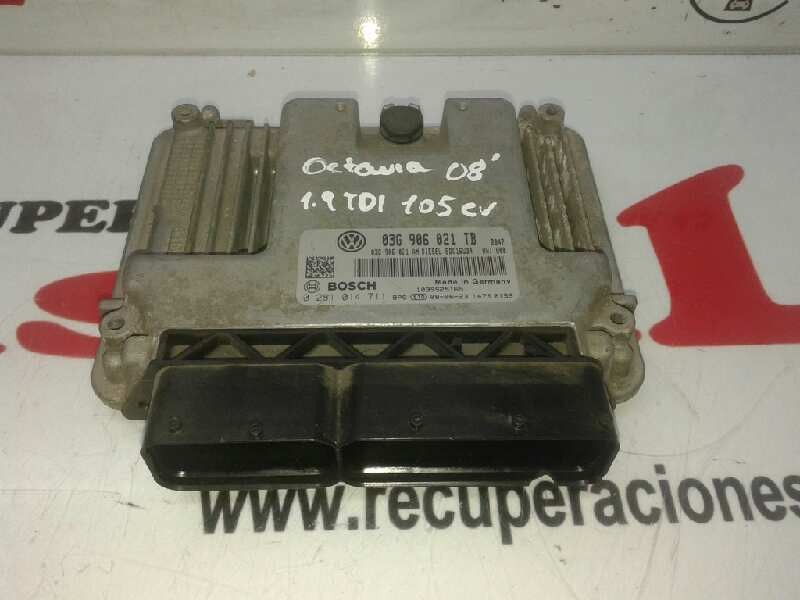 Recambio de centralita motor uce para skoda octavia berlina (1z3) elegance referencia OEM IAM 03G906021TB 0281014711 