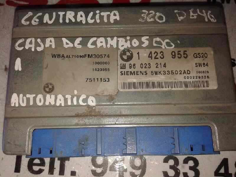 Recambio de centralita cambio automatico para bmw serie 3 berlina (e46) 320d referencia OEM IAM 1423955 96023214 5WK33502AD