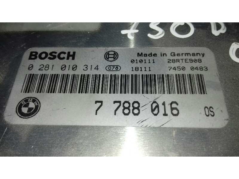 Recambio de centralita motor uce para bmw serie 7 (e38) 730d automático referencia OEM IAM 0281010314 7788016 