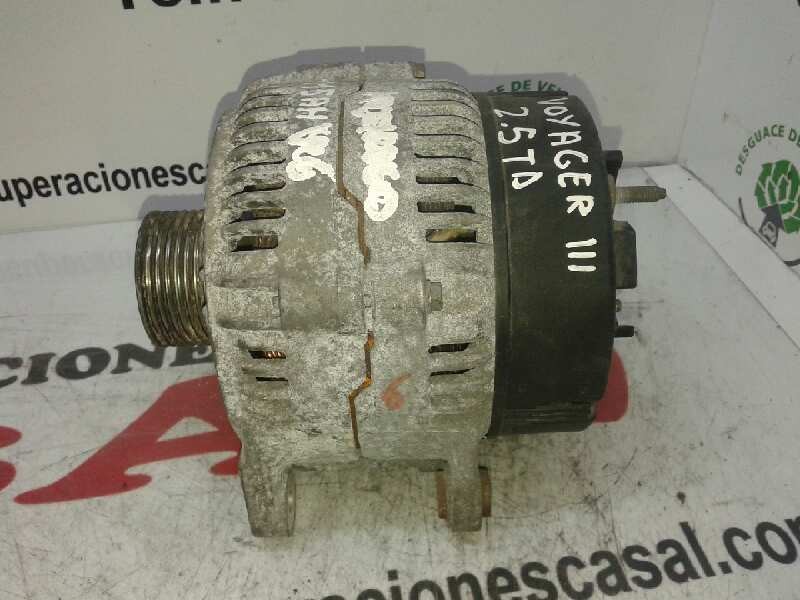 Recambio de alternador para chrysler voyager (gs) 2.5 turbodiesel referencia OEM IAM 0123510037  