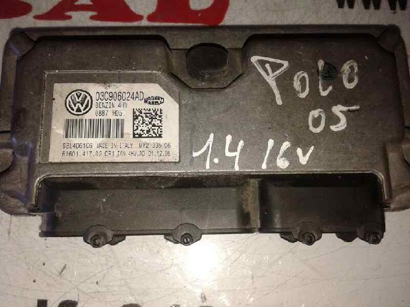 Recambio de centralita motor uce para volkswagen polo (9n3) advance referencia OEM IAM 03C906024AD 6BL4D61CG MY233506