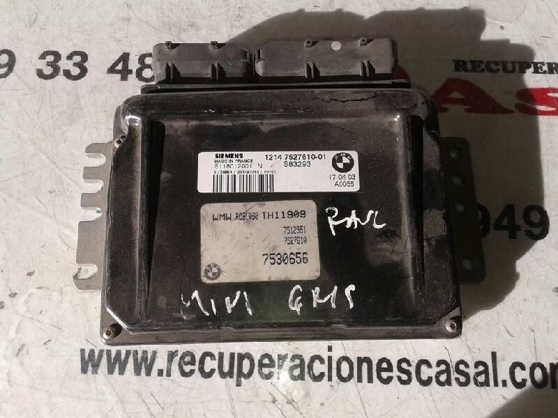 Recambio de centralita motor uce para bmw mini (r50,r53) one referencia OEM IAM S118012001N 1214752761001 S83293