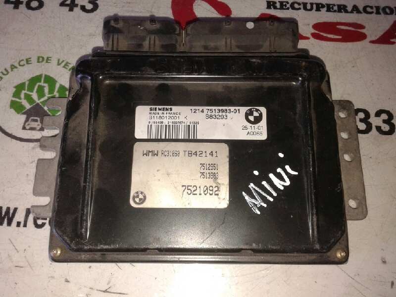 Recambio de centralita motor uce para mini mini (r50,r53) one referencia OEM IAM S118012001K 1214751398301 S83293