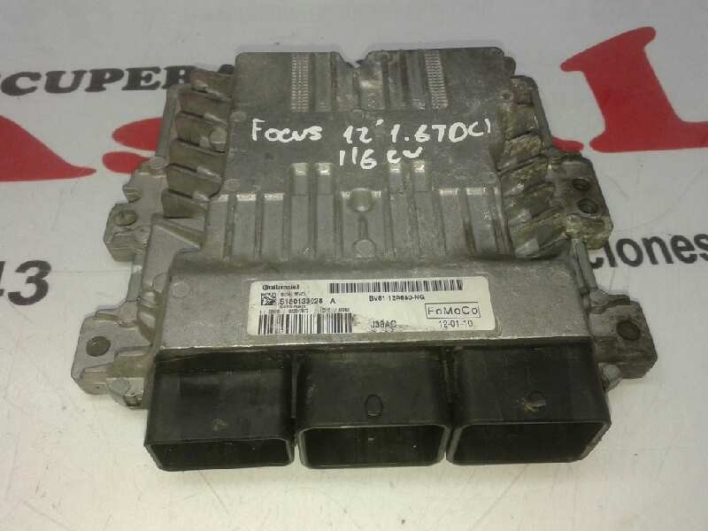 Recambio de centralita motor uce para ford focus lim. (cb8) edition referencia OEM IAM S180133028A BV6112A650NG 