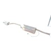 Recambio de tubo escape trasero para ssangyong kyron 2.0 referencia OEM IAM 2460009161  