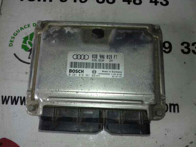 Recambio de centralita motor uce para audi a3 (8l) 1.9 tdi referencia OEM IAM 0281010981 038906019FT 