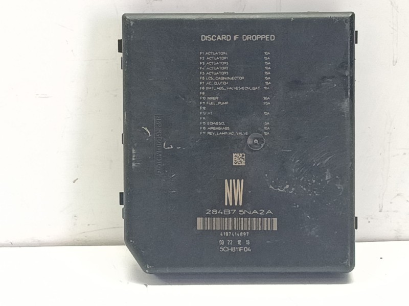Recambio de caja reles / fusibles para nissan qashqai ii (j11, j11_) 1.3 dig-t referencia OEM IAM 284B75NA2A  