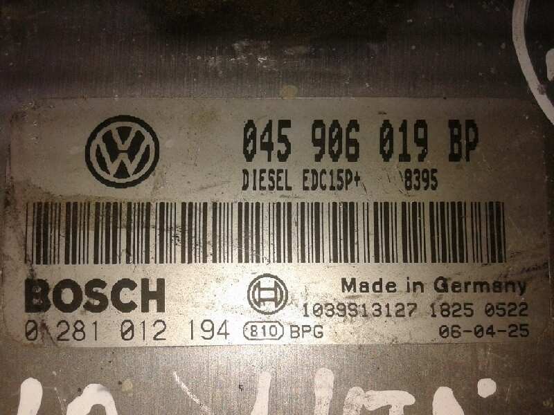 Recambio de centralita motor uce para volkswagen polo (9n1) gt referencia OEM IAM 0281012194 045906019BP 