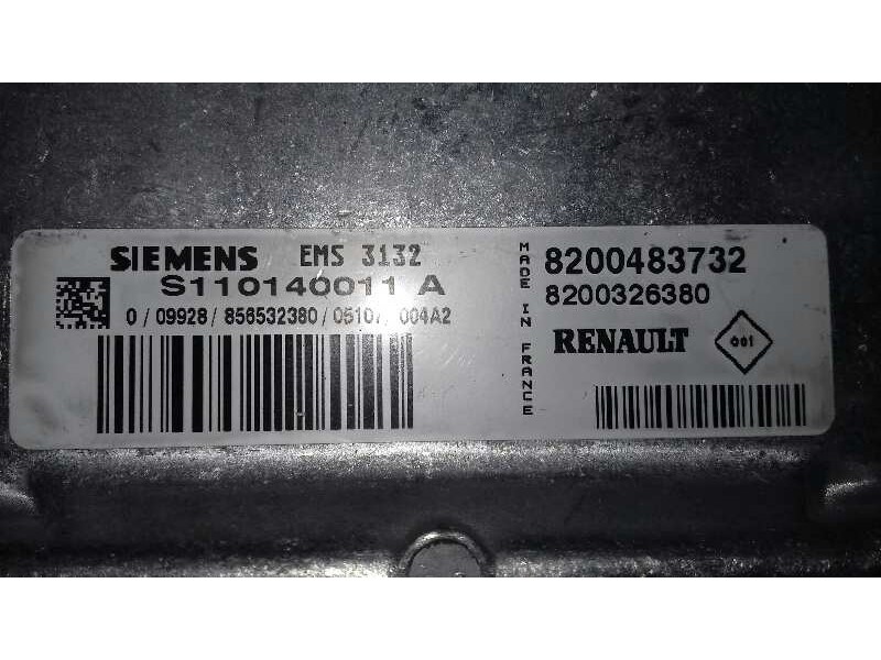 Recambio de centralita motor uce para dacia logan ambiance referencia OEM IAM S110140011A 8200483732 8200326380