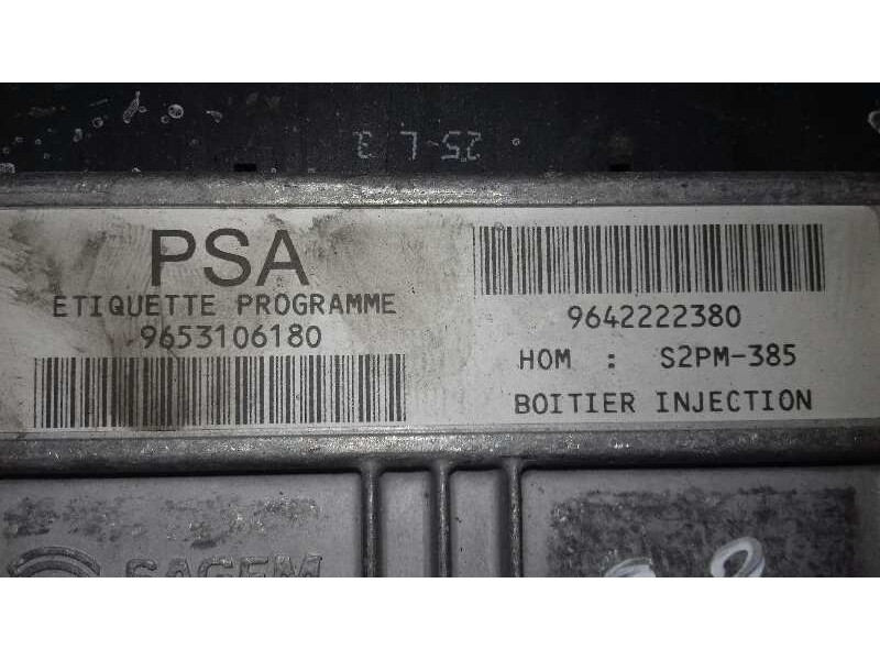 Recambio de centralita motor uce para citroën c3 1.4 hdi referencia OEM IAM 9653106180 9642222380 