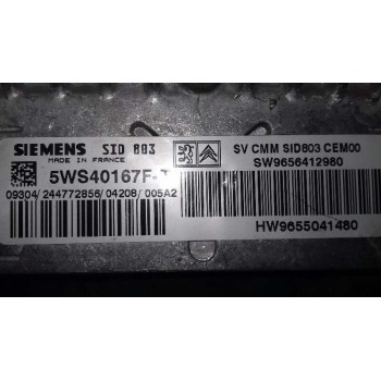 CENTRALITA MOTOR UCE 5WS40167FT 9655041480 