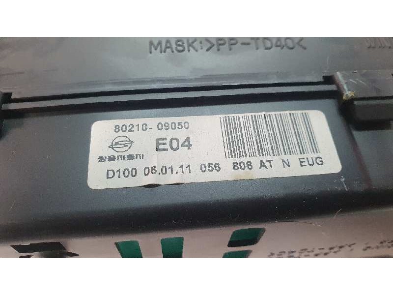 Recambio de cuadro instrumentos para ssangyong kyron 2.0 referencia OEM IAM 8021009050  