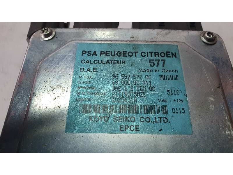 Recambio de centralita asd para citroën c3 referencia OEM IAM 9655757780 Q1T19075MZE 