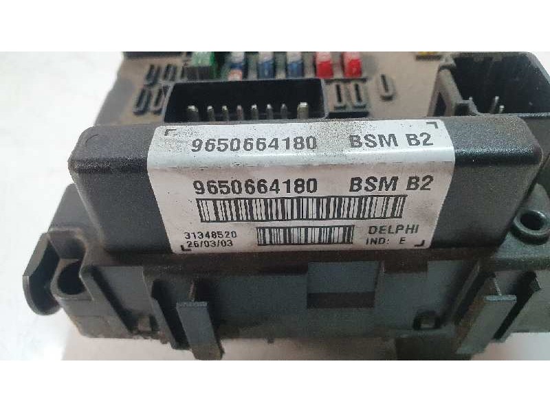 Recambio de caja reles / fusibles para peugeot 307 (s1) 2.0 hdi cat referencia OEM IAM 9650664180  