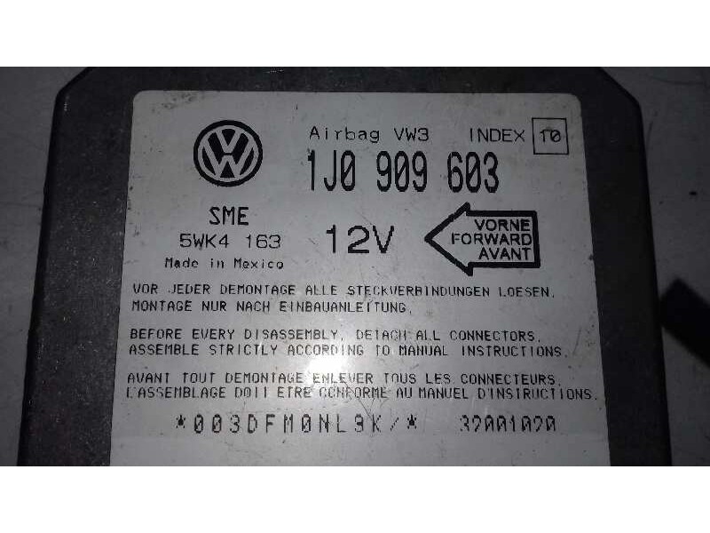 Recambio de centralita airbag para seat cordoba berlina (6k2) signo referencia OEM IAM 1J0909603 5WK4163 