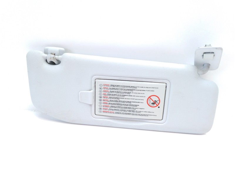 Recambio de parasol derecho para peugeot 208 1.4 hdi fap referencia OEM IAM 16079193PR  