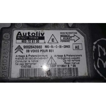 CENTRALITA AIRBAG 603726100 9662643980 