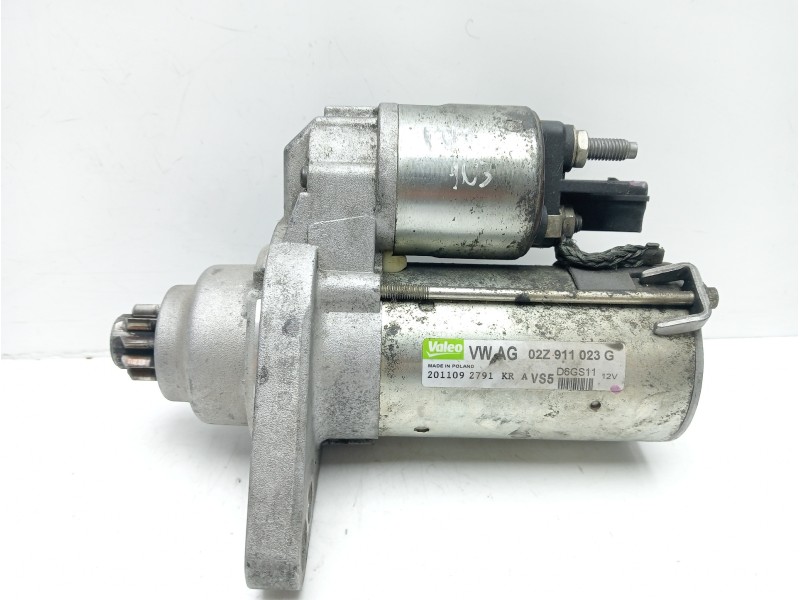 Recambio de motor arranque para seat ibiza (6p1) 1.2 tsi referencia OEM IAM 02Z911023G  