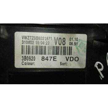CUADRO INSTRUMENTOS VWZ7Z0B6021671 310802 