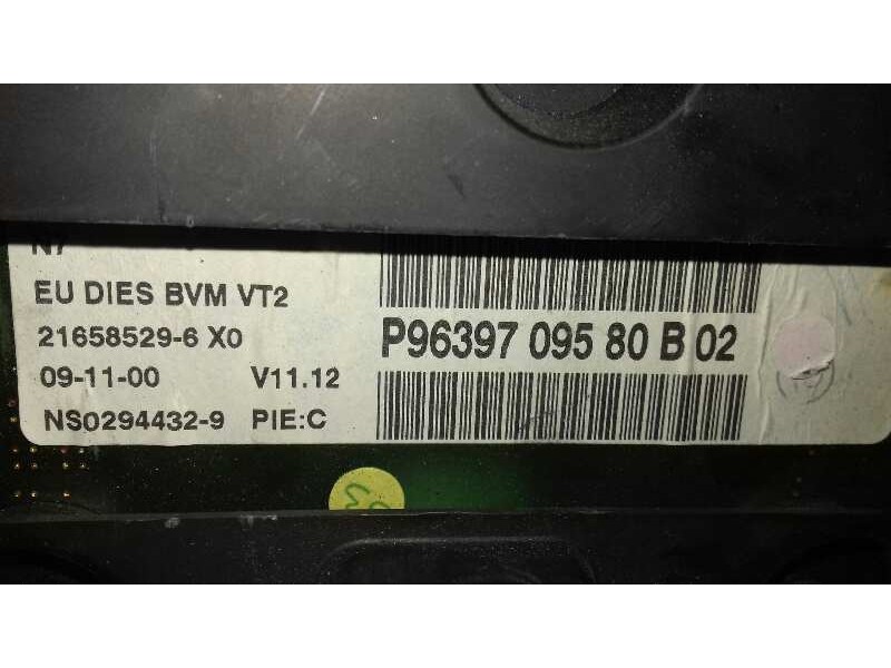 Recambio de cuadro instrumentos para citroën xsara berlina 1.6 16v chrono referencia OEM IAM 9639709580 216530840 