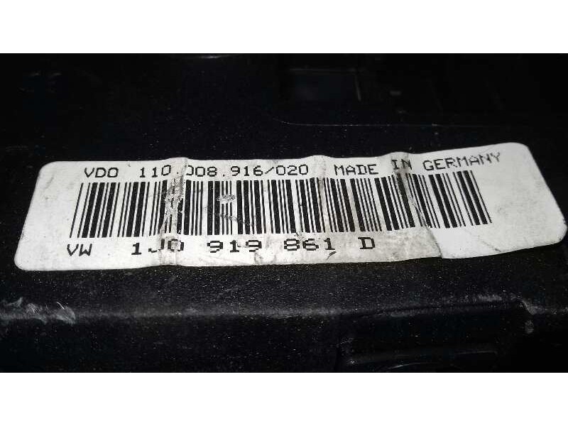 Recambio de cuadro instrumentos para volkswagen golf iv berlina (1j1) básico referencia OEM IAM 1J0919861D 110008916020 