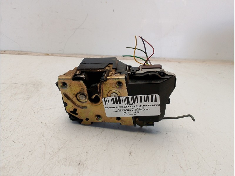 Recambio de cerradura puerta delantera derecha para citroën xsara picasso (n68) 1.6 hdi referencia OEM IAM 9136J3  