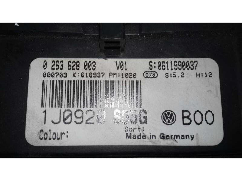 Recambio de cuadro instrumentos para volkswagen golf iv berlina (1j1) highline referencia OEM IAM 1J0920805G 0263628003 